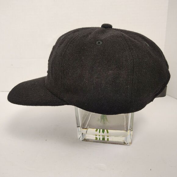 Vans x Sixty Sixers Wool Blend Black Leather Strapback ZD Hat Cap Off The Wall - Picture 5 of 8